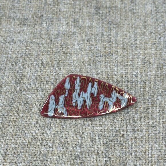 Richard Perrier Jewelry - Richard Perrier vintage enamel on copper brooch